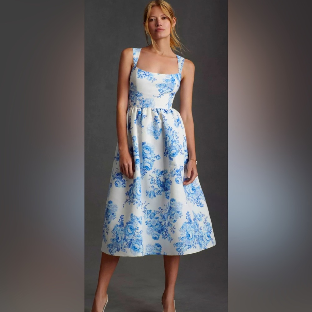 Sachin & Babi Blaine chinoiserie dress size 8. NWT runs small. Stunning